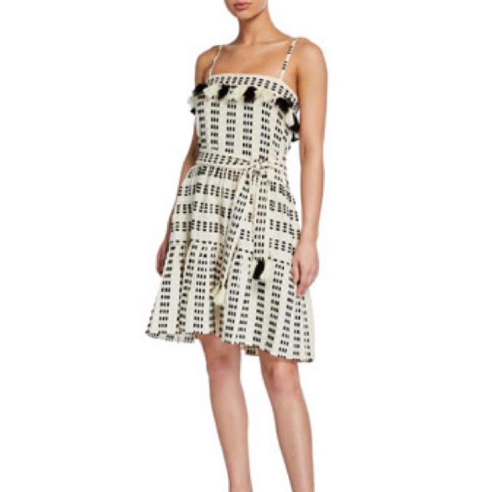 NWT Tessora Rowan belted tassel dress
